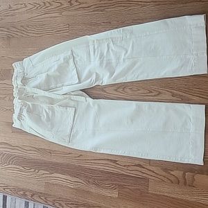 Free People sz xs cream color pants excellent condition